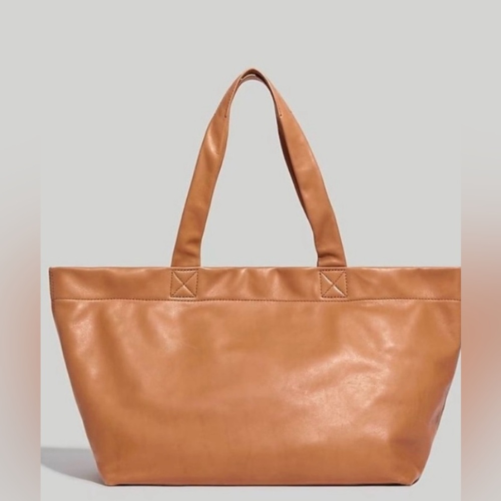 Madewell Oversized Leather Piazza Tote